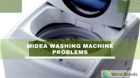 midea washing machine problems.
